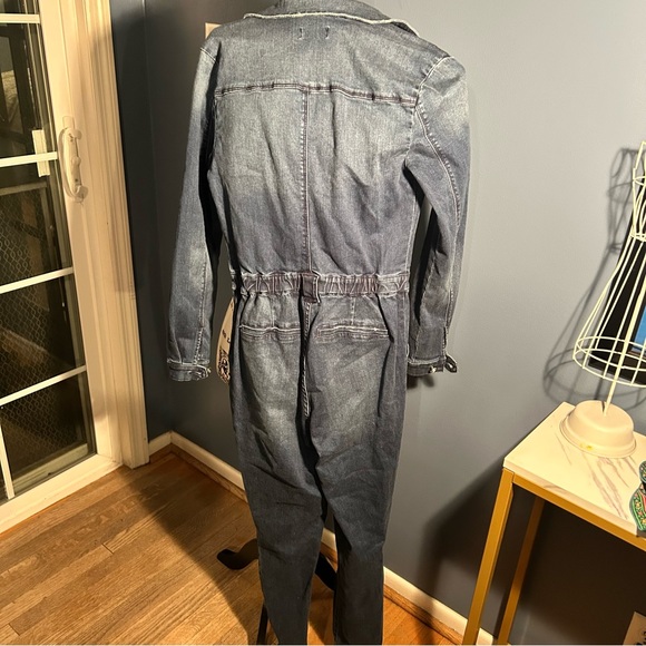 Bebe denim jean jumpsuit - Picture 4 of 14